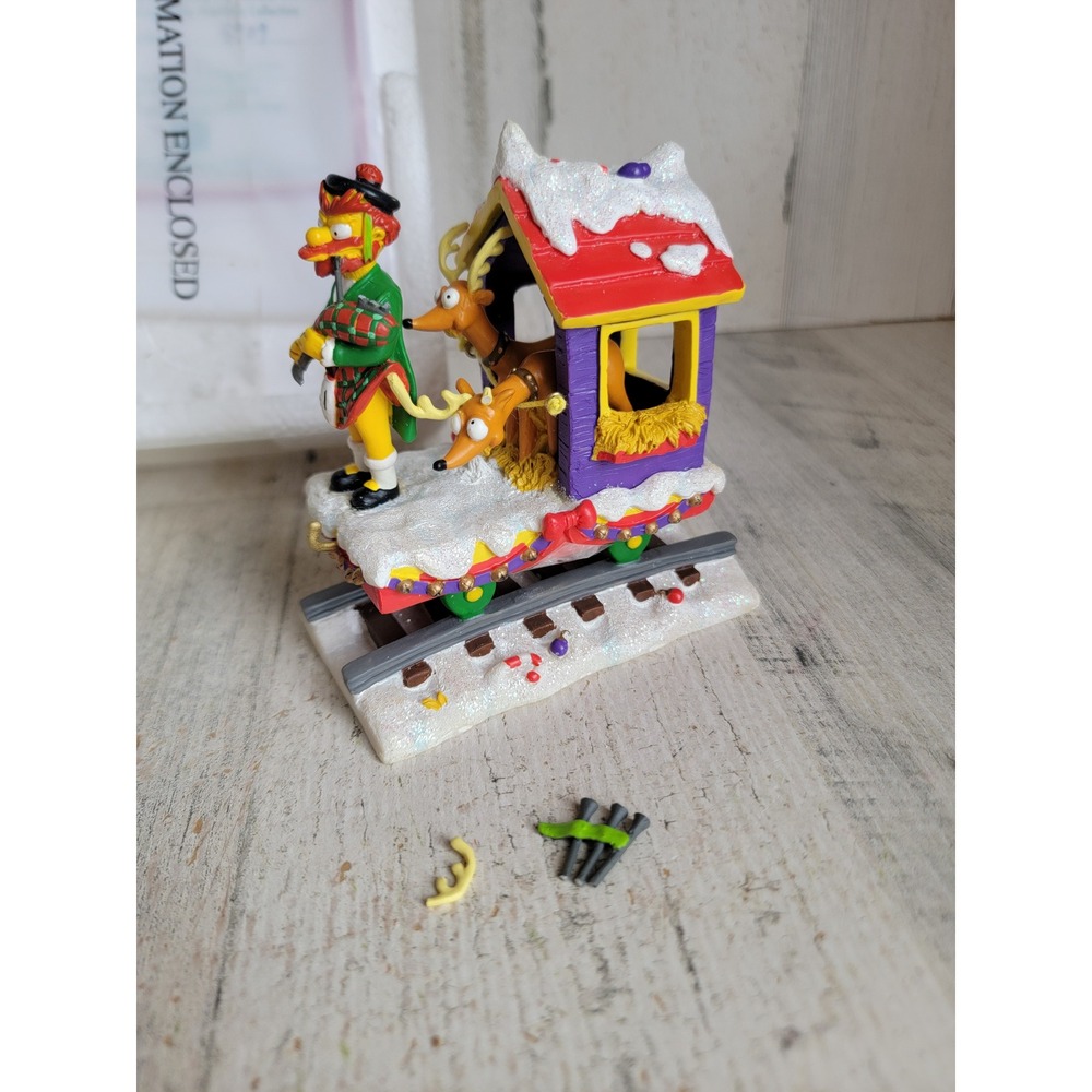 Hamilton Simpsons AS IS a cold Winters draft groundskeeper train Xmas vintage